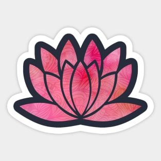 Flower of Life pink Sticker